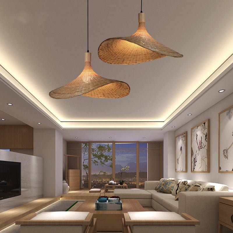 ZenBamboo – Japanese Style Bamboo Chandelier - AlloraDecor
