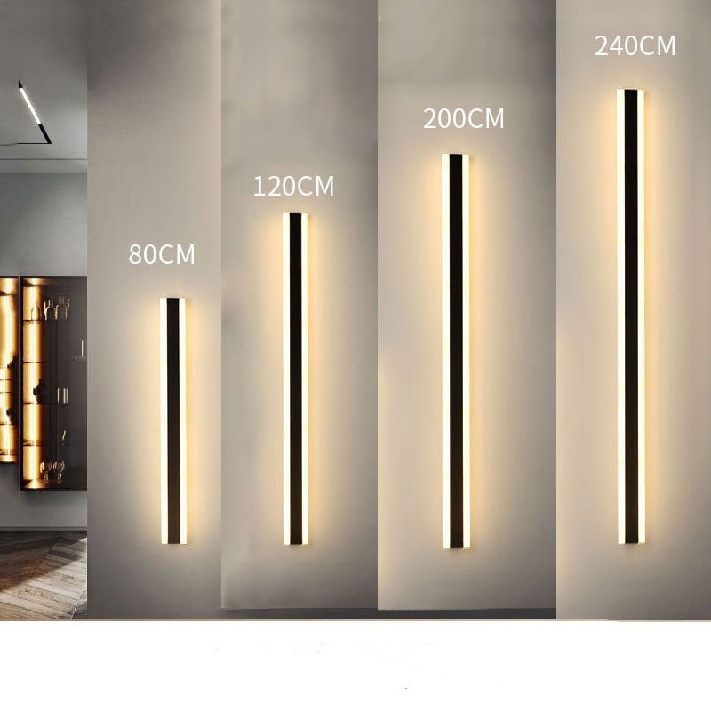 Minimalist Long LED Wall Lamp – Modern Illumination for Living Spaces - AlloraDecor