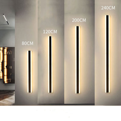 Minimalist Long LED Wall Lamp – Modern Illumination for Living Spaces - AlloraDecor