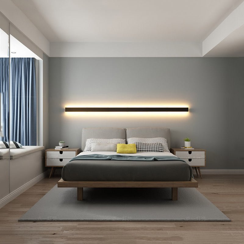 Minimalist Long LED Wall Lamp – Modern Illumination for Living Spaces - AlloraDecor