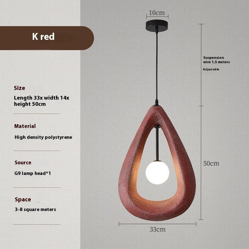 Retro Creative Restaurant Chandelier – Artistic LED Ceiling Light - AlloraDecor