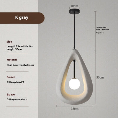 Retro Creative Restaurant Chandelier – Artistic LED Ceiling Light - AlloraDecor