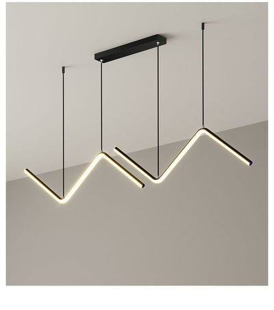 Modern LED Chandelier – Minimalist Artistic Suspension Light for Living Room, Bedroom & Kitchen - AlloraDecor