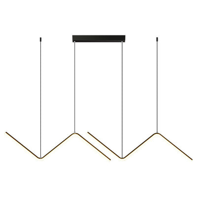 Modern LED Chandelier – Minimalist Artistic Suspension Light for Living Room, Bedroom & Kitchen - AlloraDecor